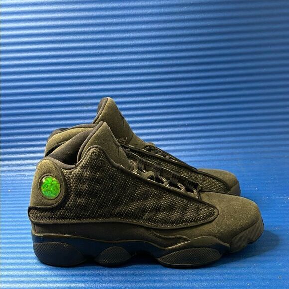 Size 6.5Y- GS Air Jordan 13 Retro Black Cat RARE 884129-011 Women’s 8 - Picture 1 of 8